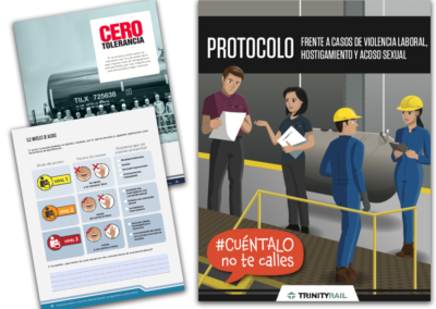 Materiales de capacitación contra violencia laboral — Trinity Industries